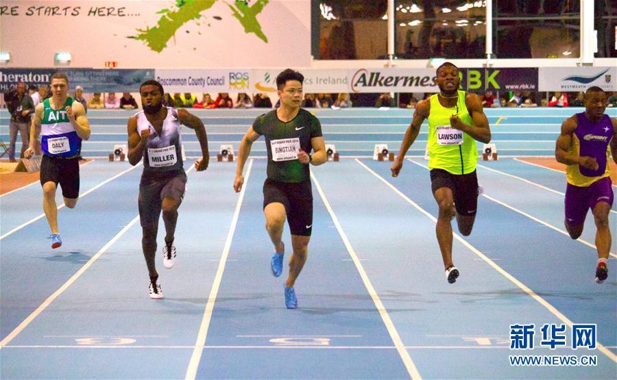 (體育)(1)田徑——室內(nèi)大獎(jiǎng)賽:蘇炳添賽季首秀開(kāi)門紅