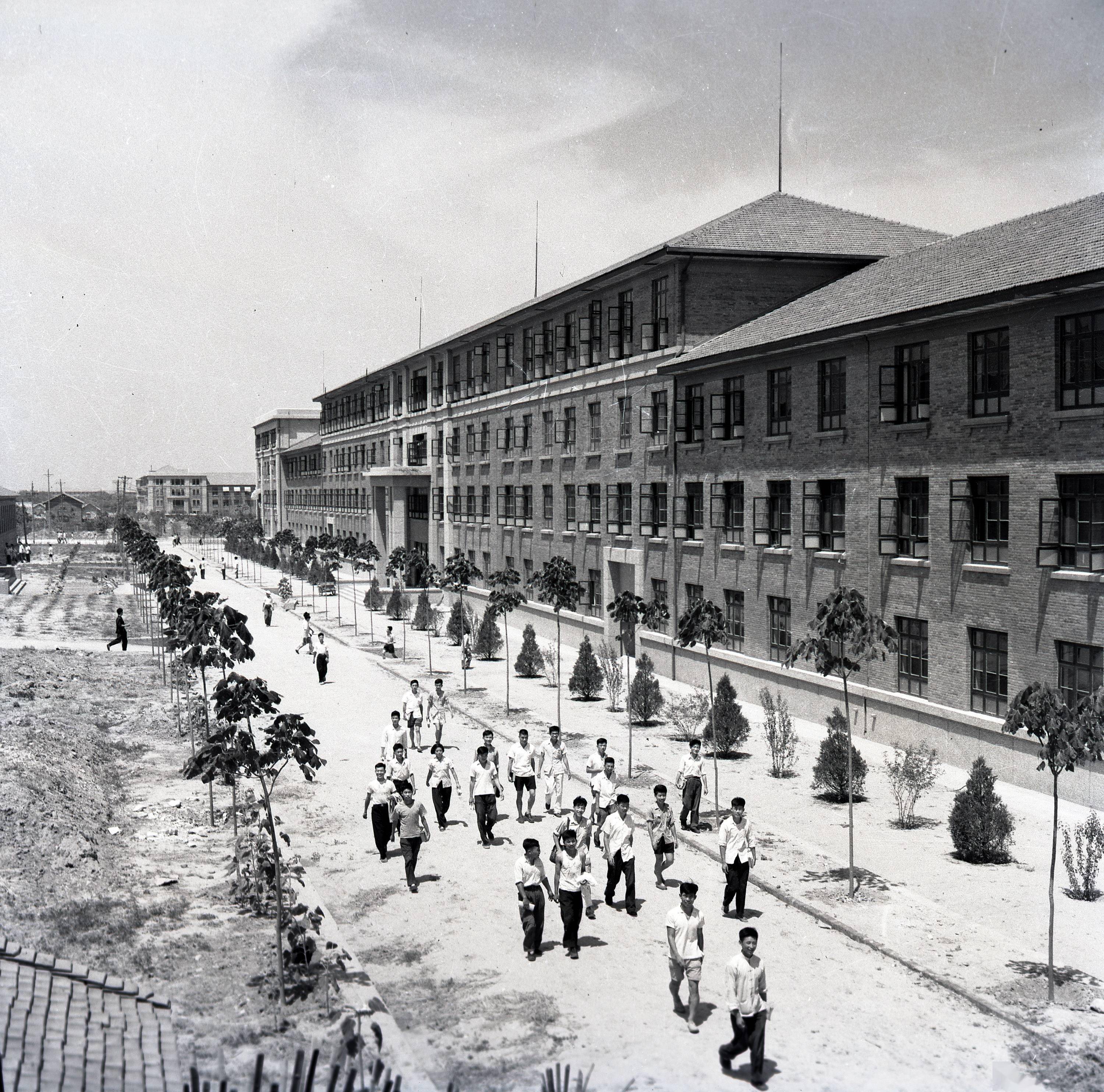 1959年拍攝的西遷后的交通大學校園一景（資料照片）。